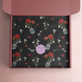 Januar Geburtsmonat Blume Narbenschnee Seidenpapier