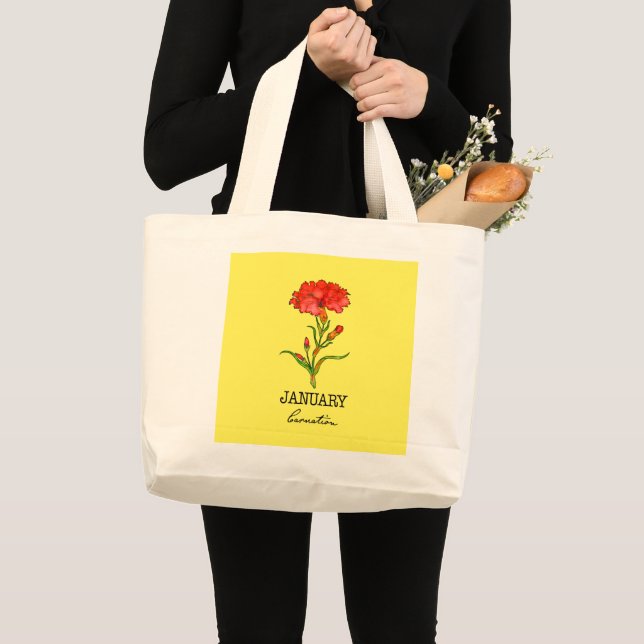 Januar Jumbo Stoffbeutel (Vorderseite (Produkt))