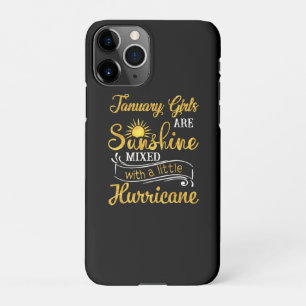 Januar Mädchen sind Sunshine Mixed Little Hurrica iPhone 11Pro Hülle