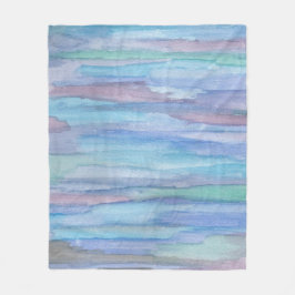 Januar Morning Blue Abstrakt Fleecedecke