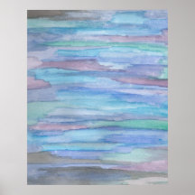 Januar Morning Blue Abstrakt