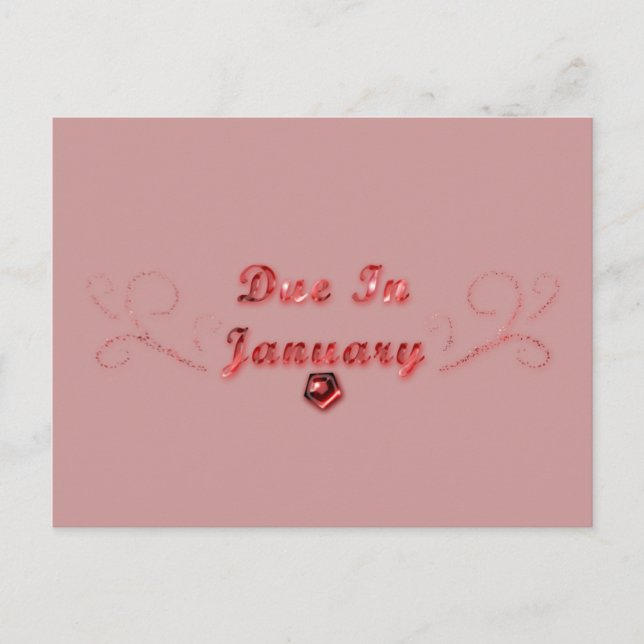 Januar Postkarte (Vorderseite)