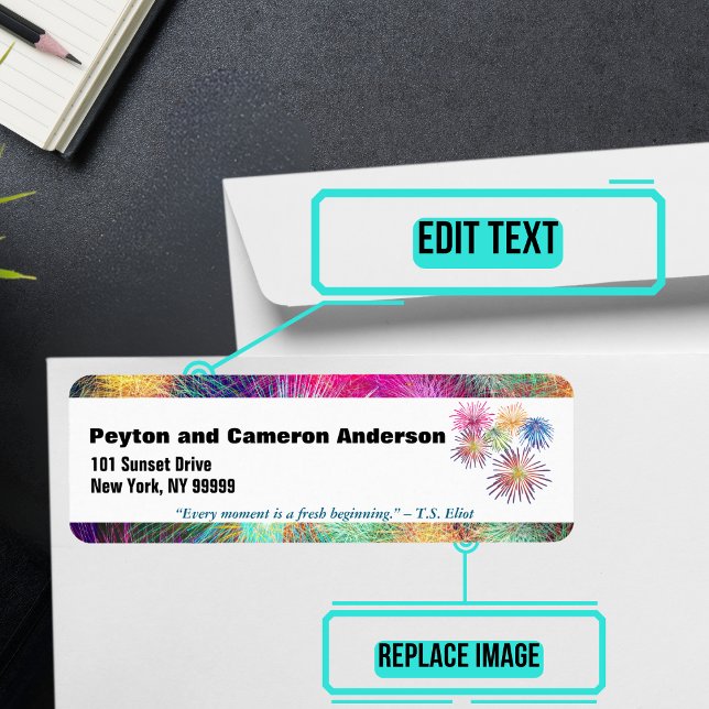 Januar Themed Personalisierte Adresse (Please enjoy our mailing labels. There is one for every month.)