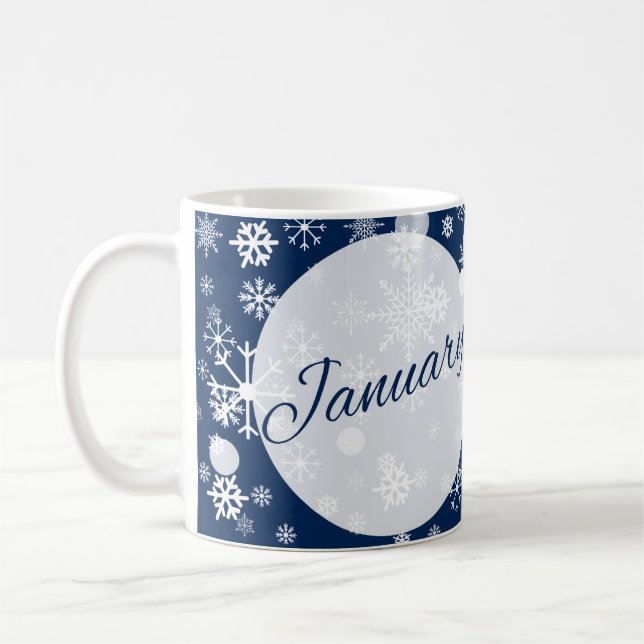 January Coffee Mug Kaffeetasse (Links)