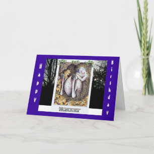 Janvier Anniversaire Carte Hérisson