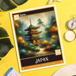 Japan Alte Malerei Postkarte