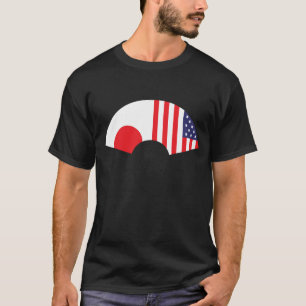 Japan-Amerikanischer Fan-T - Shirt