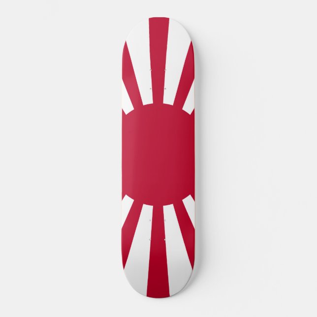 Japan-aufgehende Sonne-Flagge Skateboard (Vorderseite)
