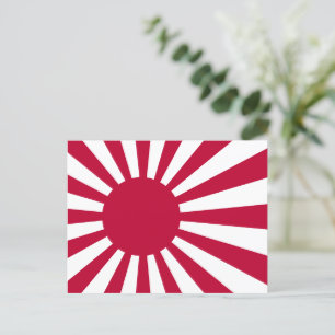 Japan Aufstieg der Sun Flag Postkarte