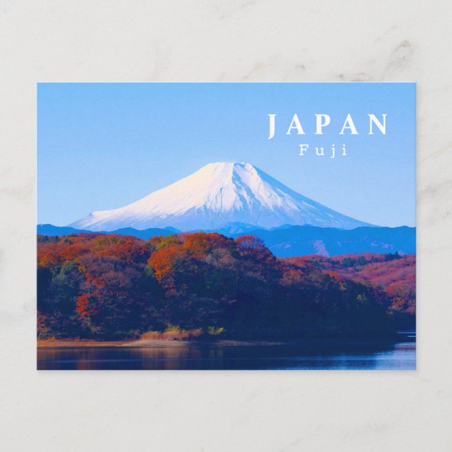Japan Berühmte Fuji Postkarte (Vorderseite)