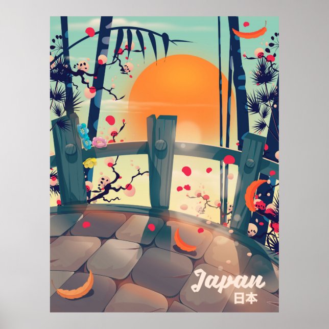 Japan Blossom Urlaubsposter Japan Blossom Poster (Vorne)