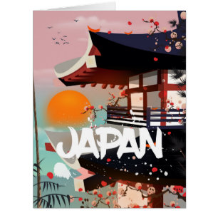 Japan Building Sonnenuntergang Poster
