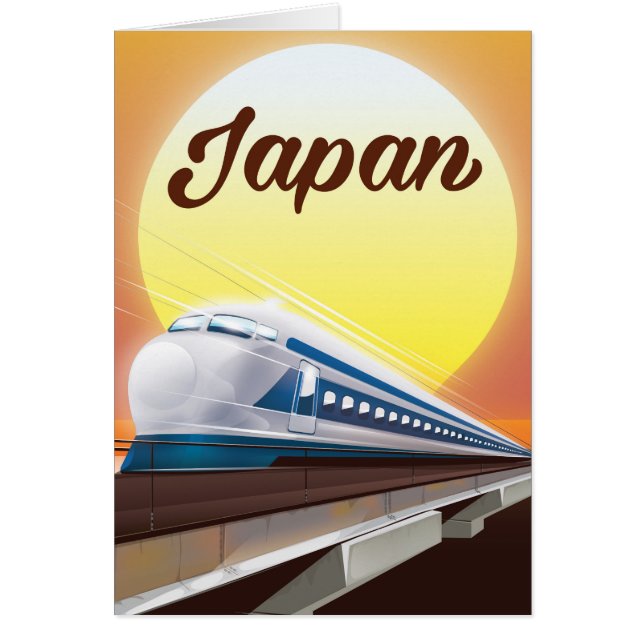 Japan Bullet Train Reiseplakat (Vorne)