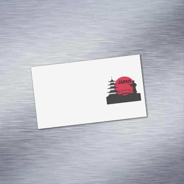 Japan Business Card Magnet (Beispiel)