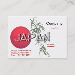Japan Business Card Visitenkarte