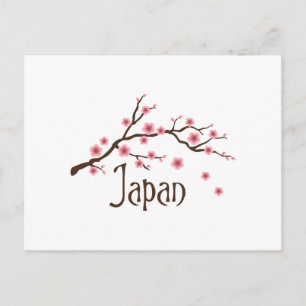 Japan Cherry Blüten Postkarte