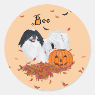 Japan-Chin Halloween Runder Aufkleber