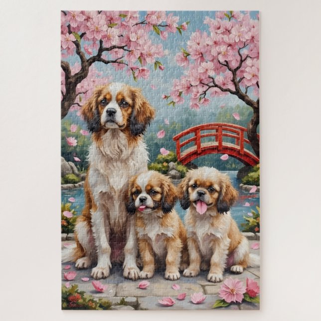 Japan-Chin-Kirschblüten-Garten-Kunst (Vertikal)