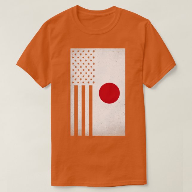 Japan Design für stolze japanische Amerikaner T-Shirt (Design vorne)