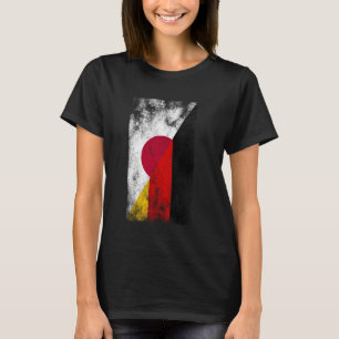 Japan Deutschland Flaggen - Japanisch Deutsch T-Shirt