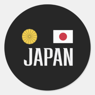 Japan-Fahne Japanischer Fußball-Fan Männer Frauen Runder Aufkleber