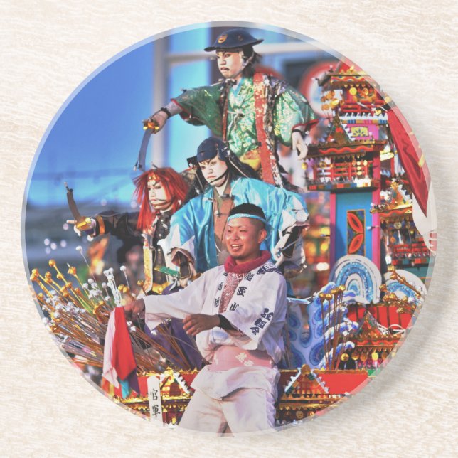 Japan Festival Tradition Getränkeuntersetzer (Vorne)