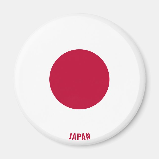 Japan Flag Charming Patriotic Magnet (Vorne)