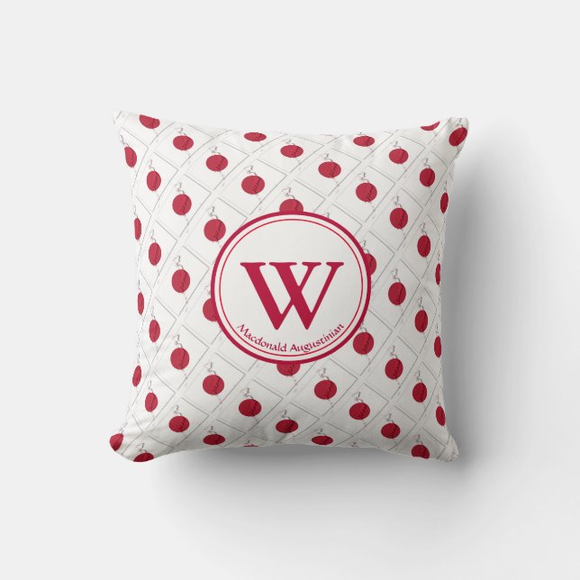JAPAN FLAG Custom Monogram Fügen Sie Ihren Namen h Kissen (Vorderseite)