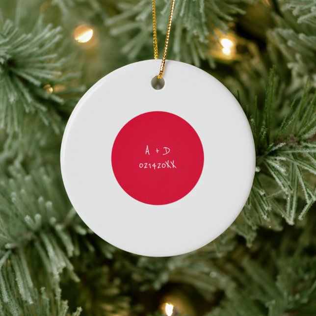 Japan-Flag für benutzerdefinierte Meldung Keramik Ornament (Baum)