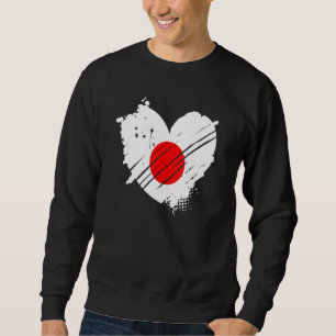 Japan Flag I Liebe Japan Es ist in meiner DNA für  Sweatshirt