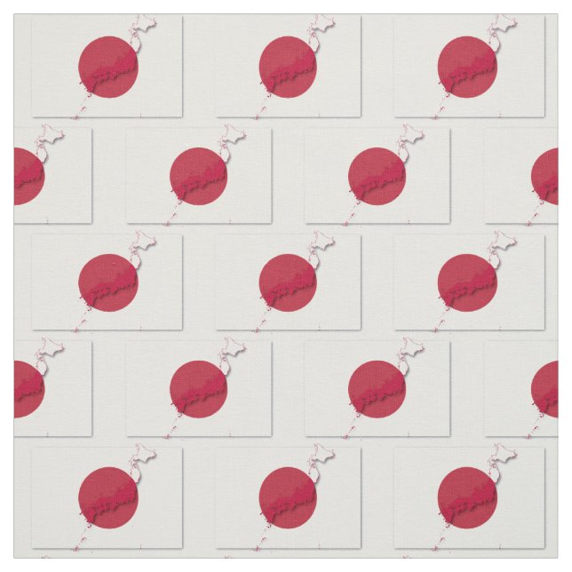 JAPAN Flag Map Kontur Stoff (Muster)
