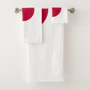 Japan-Flagge Badhandtuch Set