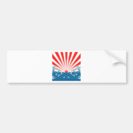 Japan-Flagge - BEWOHNER- VON NIPPONzeichen Autoaufkleber