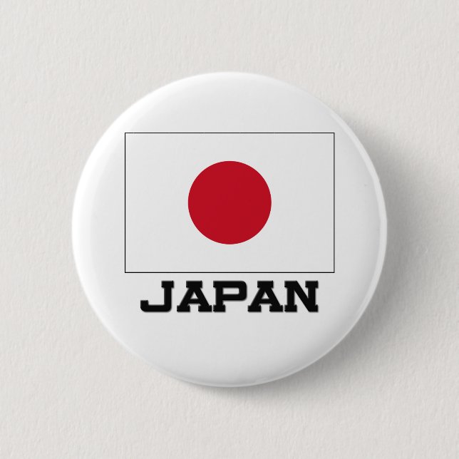 Japan-Flagge Button (Vorderseite)