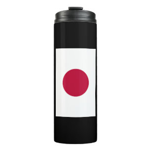 Japan Flagge: Hinomaru, Nisshōki, Roter Aufgehende Thermosbecher