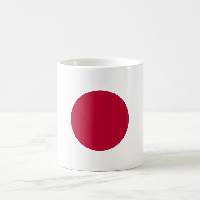 Japan-Flagge Kaffeetasse (Mittel)