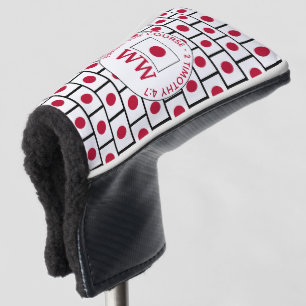 JAPAN-Flagge Personalisiertes MONOGRAMM Golf Headcover