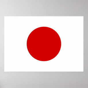 Japan-Flagge Poster