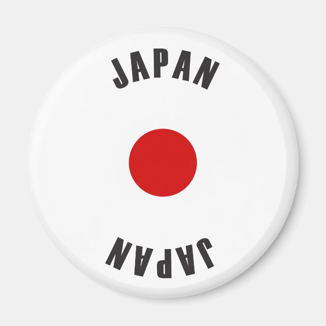 Japan-Flaggenrad Magnet (Vorne)
