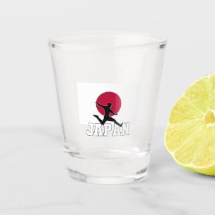 Japan Football Fußball Nationalmannschaft Shootgla Schnapsglas
