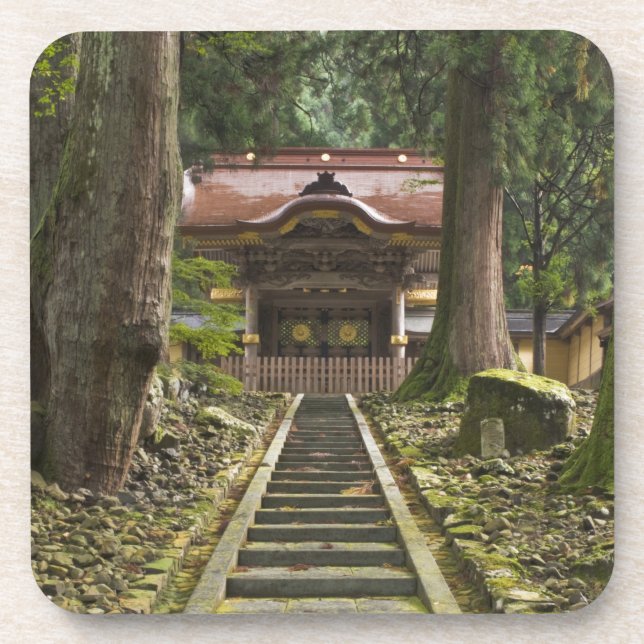 Japan, Fukui, Eiheiji-Tempel Getränkeuntersetzer (Vorderseite)
