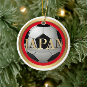 Japan Fußball Ballsportarten Keramik Ornament