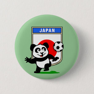 Japan-Fußball-Panda Button