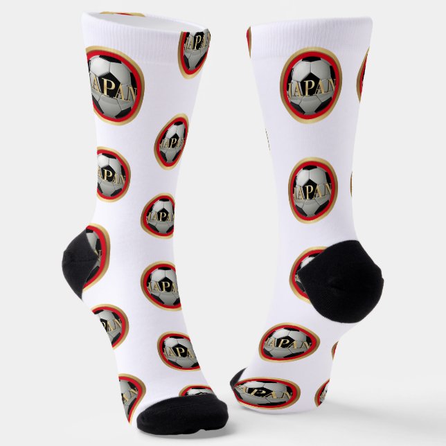 Japan Fußball Socken (Gewinkelt)