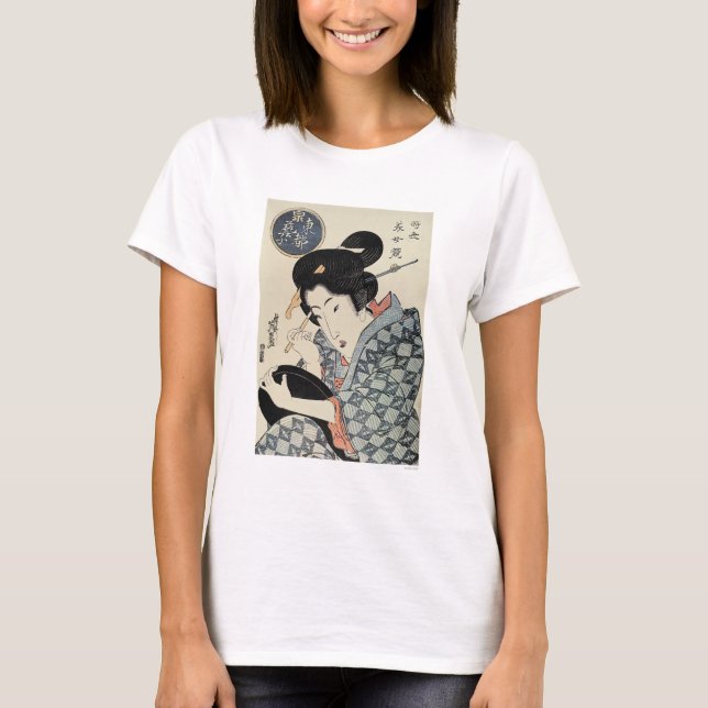 Japan: Geisha der OstHauptstadt T-Shirt (Vorderseite)