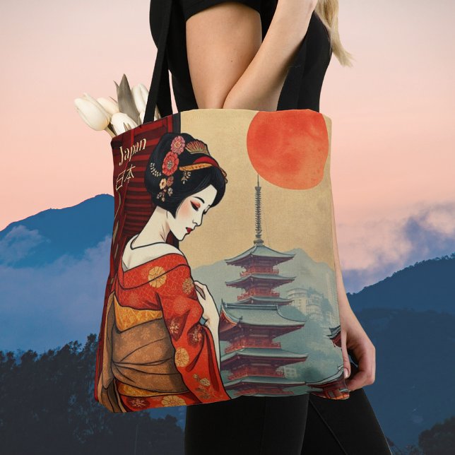 Japan geisha maiko japanese Tote-Tasche Tasche (Von Creator hochgeladen)