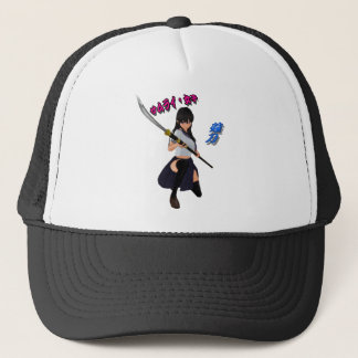 JAPAN/GIRL/LADY/SAMURAI/ANIME/GAME/JAPANESE/KANJI/ TRUCKERKAPPE
