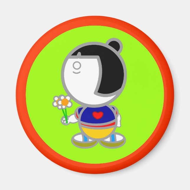 JAPAN GIRL Magnet (Vorne)