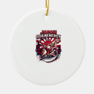 Japan Goal Energie Skelett-Stürmer Nationen Kreati Keramik Ornament