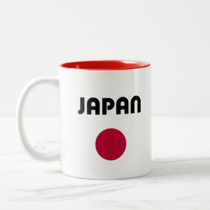Japan Große Rote Punkt Lichtfarbe Zweifarbige Tasse